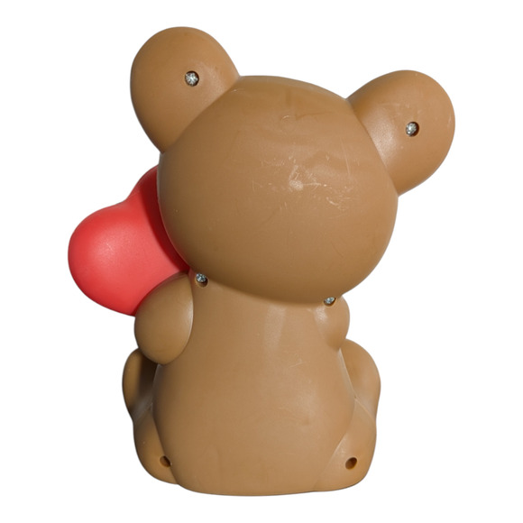 Plastic - Brown Bear Light - Motion Sound Night Light - Holding a LOVE heart - Picture 3 of 7